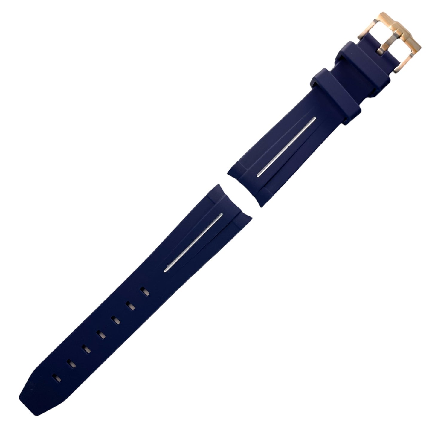 OCEAN MoonSwatch Rubber Strap | Royal Blue, White