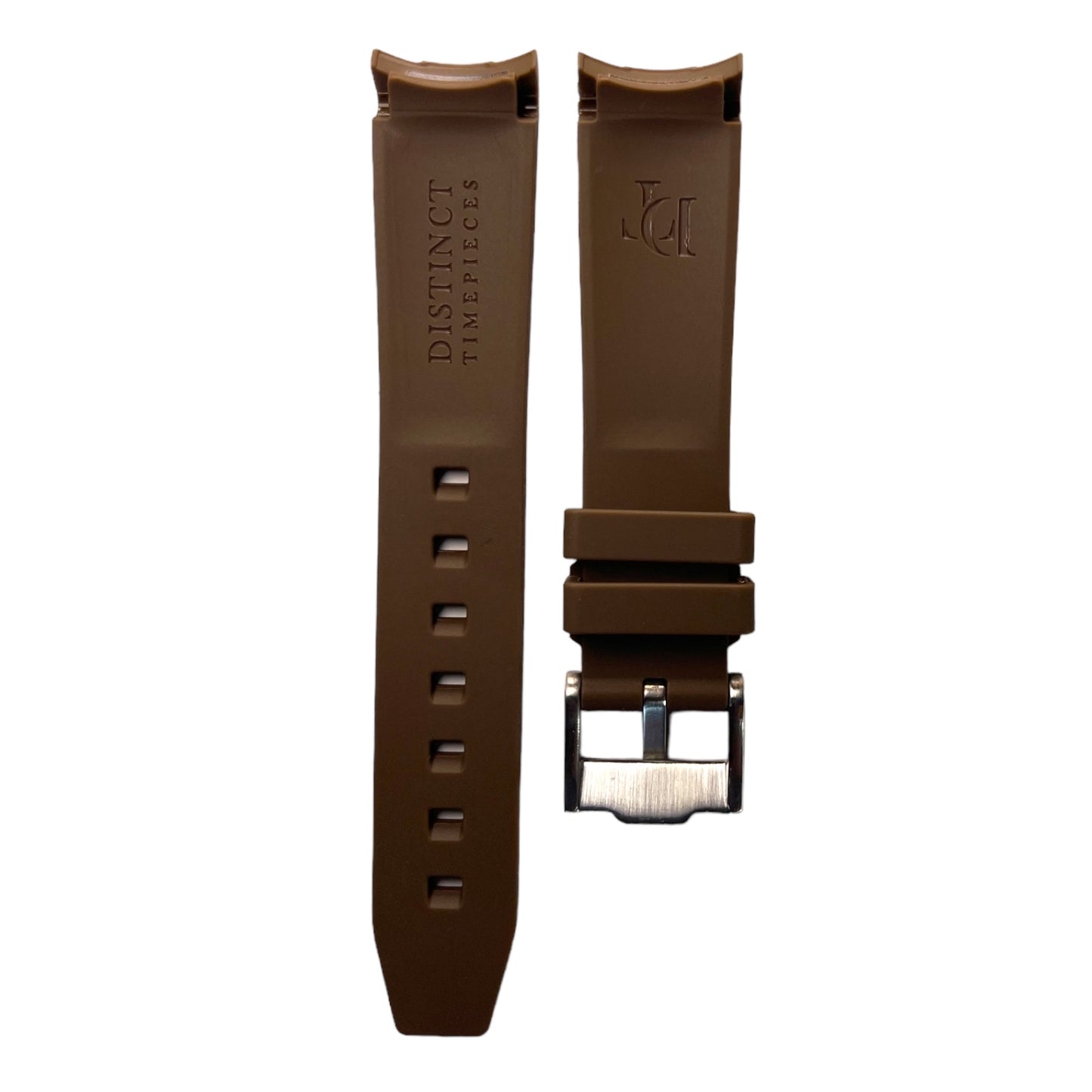 MACCHIATO MoonSwatch Rubber Strap | Brown, White