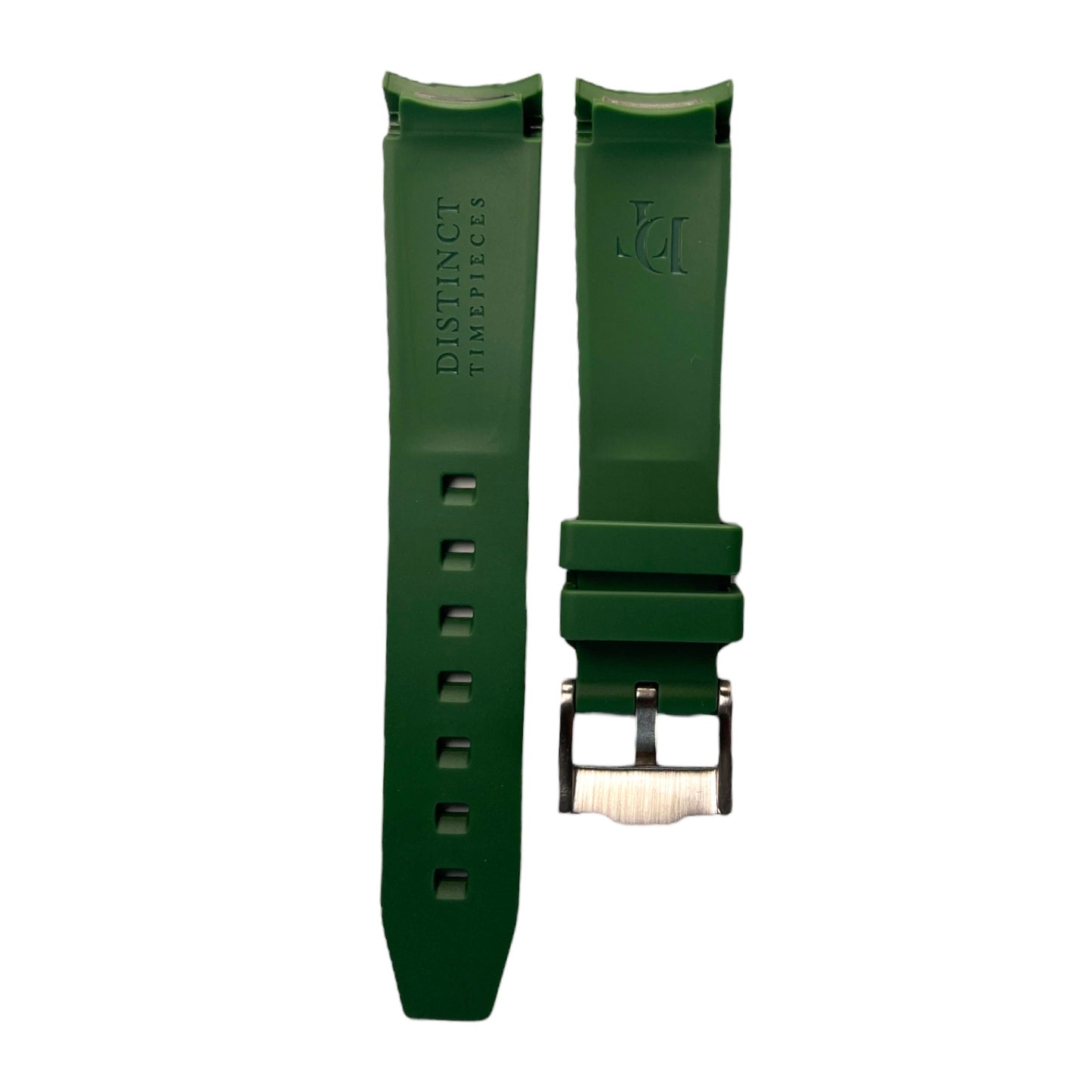 FORTUNE MoonSwatch Rubber Strap | Green, White