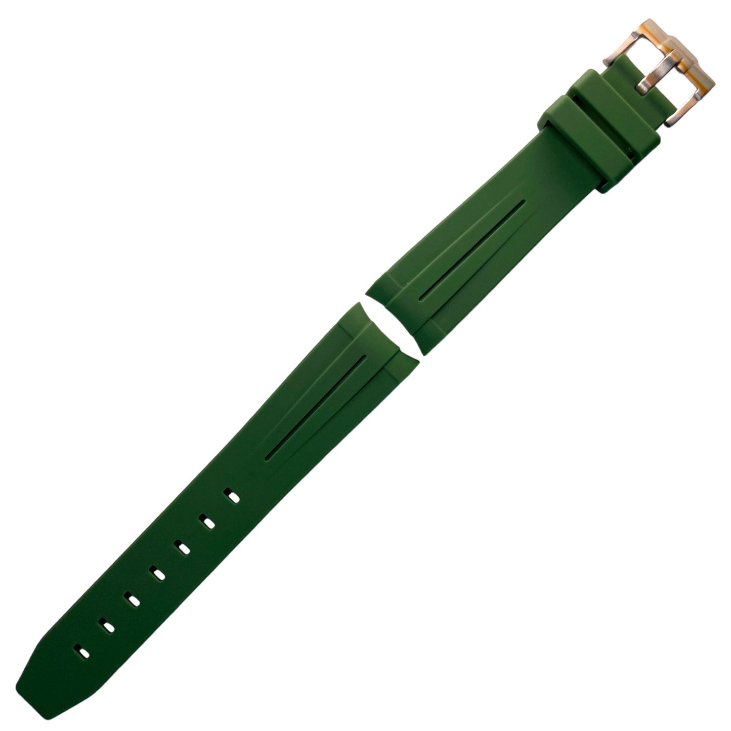 FOREST MoonSwatch Rubber Strap | Green