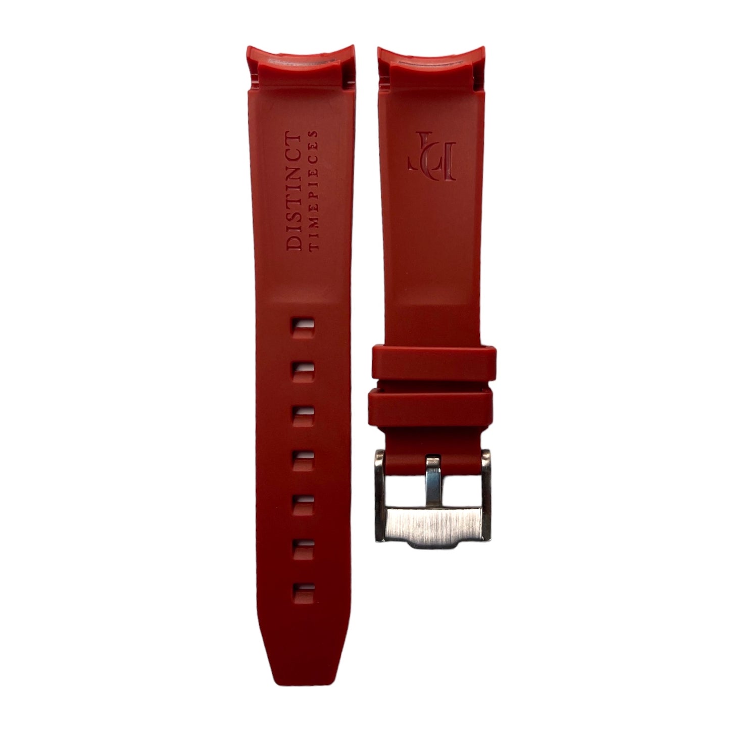 ROYAL MoonSwatch Rubber Strap | Burgundy, White