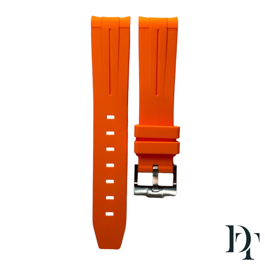 CAYENNE MoonSwatch Rubber Strap | Vibrant Orange