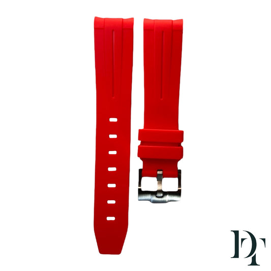 RUBY MoonSwatch rubber Strap | Red