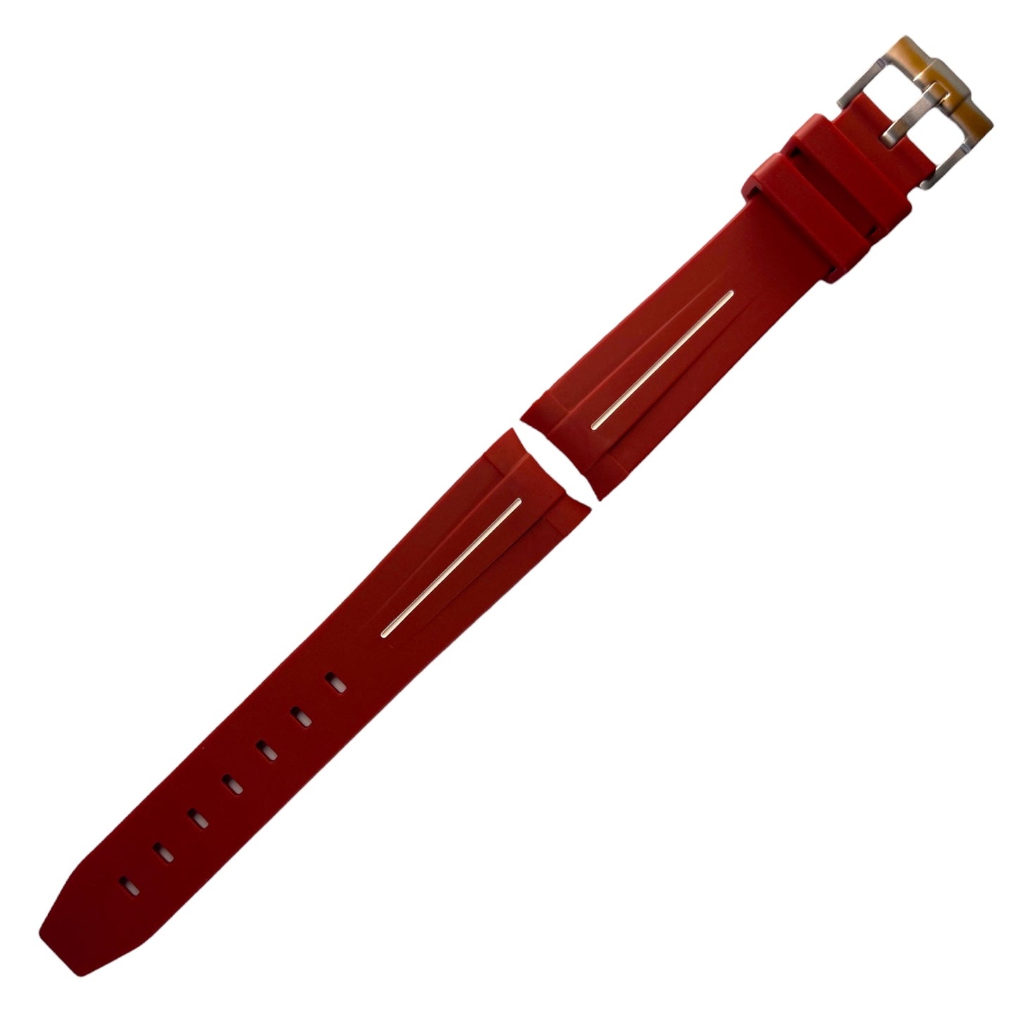 ROYAL MoonSwatch Rubber Strap | Burgundy, White