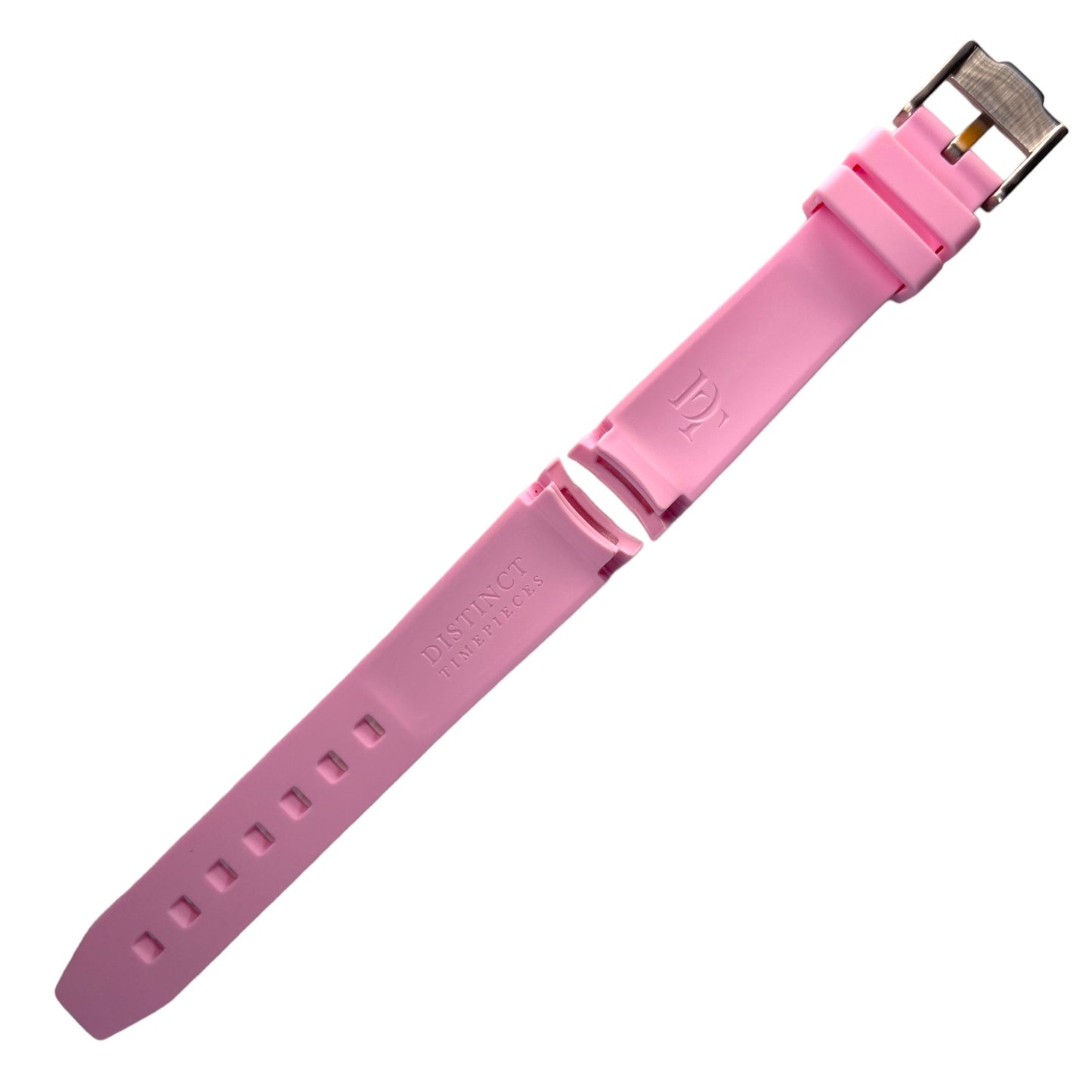 BARBIE MoonSwatch Rubber Strap | Pink, White