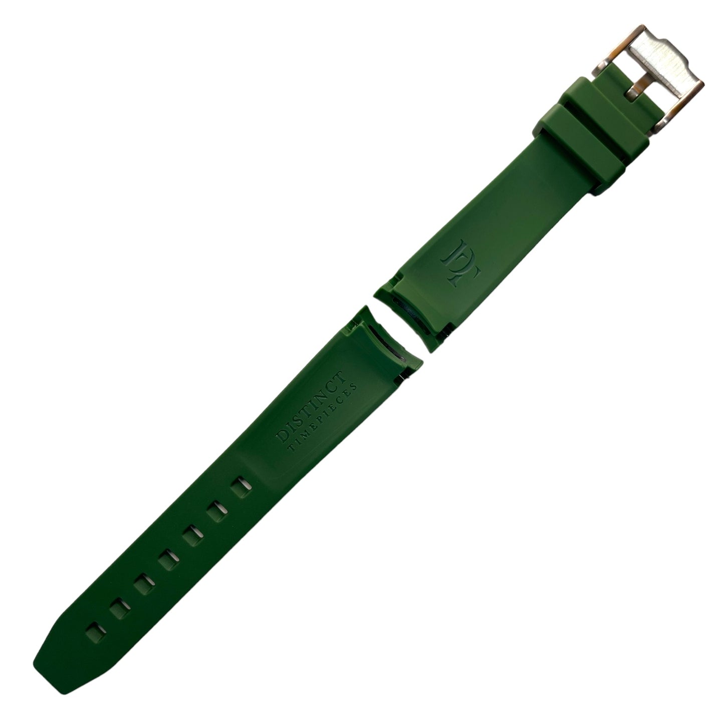 FORTUNE MoonSwatch Rubber Strap | Green, White